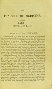 Cover of: A manual of the practice of medicine