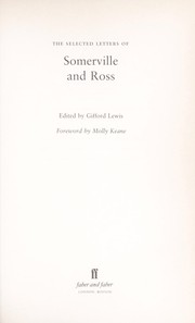 Cover of: The selected letters of Somerville and Ross by E. OE. Somerville