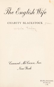 Cover of: The English wife | Charity Blackstock