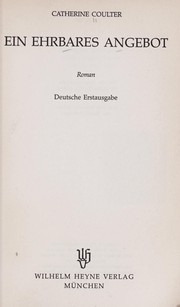Cover of: Ein ehrbares Angebot: Roman
