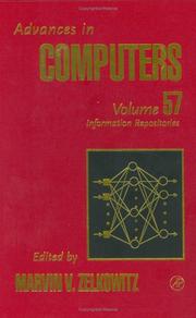 Cover of: Advances in Computers, Volume 57 by Marvin V. Zelkowitz, Marshall C. Yovits, Marvin V. Zelkowitz