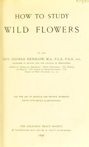 Cover of: How to study wild flowers