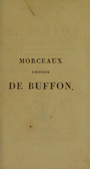 Cover of: Morceaux choisis