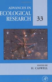 Cover of: Advances in Ecological Research, Volume 33 (Advances in Ecological Research) (Advances in Ecological Research)