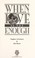 Cover of: When love is not enough