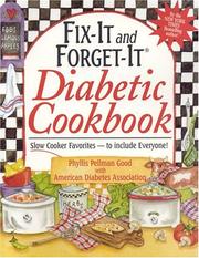 Cover of: Fix-It and Forget-It Diabetic Cookbook by Phyllis Good 
