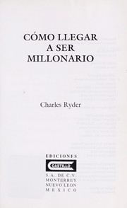 Cover of: Como Llegar a Ser Millonario