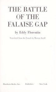 Cover of: The battle of the Falaise gap. by Eddy Florentin