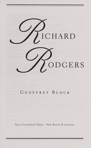 Cover of: Richard Rodgers