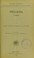Cover of: Pellagra