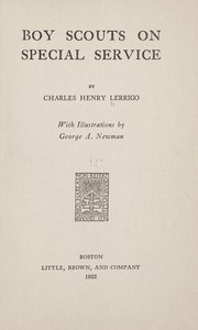 Cover of: Boy scouts on special service by Lerrigo, Charles Henry