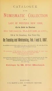 Cover of: Catalogue of the numismatic collection of a lady of western New York ...