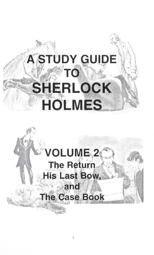 A Study Guide To Sherlock Holmes By William S. Dorn | Open Library