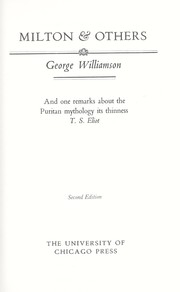 Cover of: Milton & others.