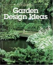Cover of: Garden design ideas. by 