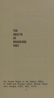 Cover of: [Report 1963]