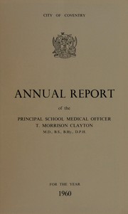 Cover of: [Report 1960]