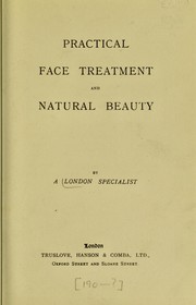 Cover of: Practical face treatment and natural beauty