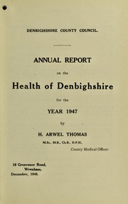 [Report 1947] by Denbighshire (Wales). County Council. no2004062613