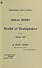 Cover of: [Report 1947]