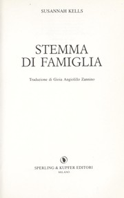 Cover of: Stemma di famiglia