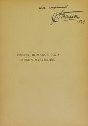 Cover of: Poison romance and poison mysteries by C. J. S. Thompson