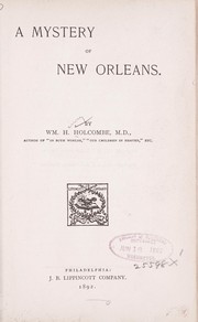 Cover of: A mystery of New Orleans [a novel]