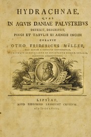 Cover of: Hydrachnae, qvas in aqvis Daniae palvstribvs detexit, descripsit. Pingi et tabvlis XI aeneis incidi