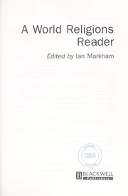 Cover of: A World Religious Reader by Ian S. Markham