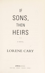 Cover of: If sons, then heirs by Lorene Cary