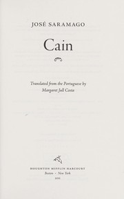 Cain by José Saramago