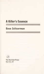 A killer's essence by Dave Zeltserman