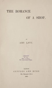 Cover of: The romance of a shop