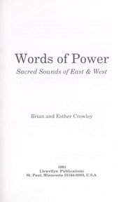 Words of power by Brian Crowley