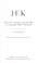 Cover of: JFK