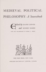 Cover of: Medieval political philosophy by Ralph Lerner