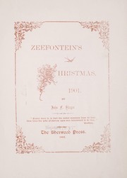 Cover of: Zeefonteins̕ Christmas, 1901.