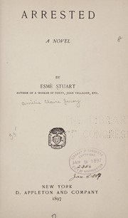 Cover of: Arrested by Esmè Stuart
