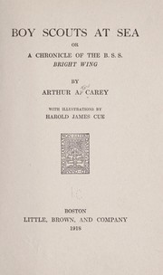 Cover of: Boy scouts at sea by Arthur Astor Carey