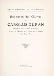 Exposition des oeuvres de Carolus-Duran by Carolus-Duran