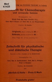 Cover of: Chemische methodik für ärzte