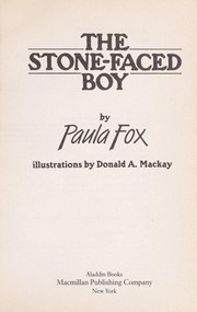 Cover of: The stone-faced boy by Paula Fox