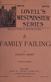 Cover of: A family failing by Hawley Smart