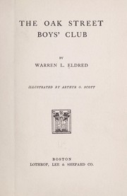 Cover of: The Oak Street Boys' Club