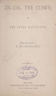 Cover of: Zig-Zag by Fortuné Du Boisgobey