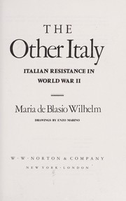 Cover of: The other Italy : Italian resistance in World War II by 