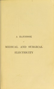 Cover of: Handbook of medical and surgical electricity