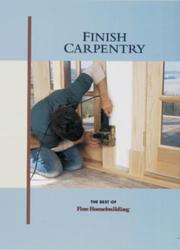Cover of: Finish carpentry.