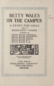 Cover of: Betty Wales on the campus
