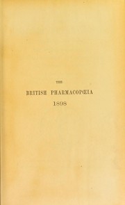 Cover of: The British pharmacopoeia, 1898